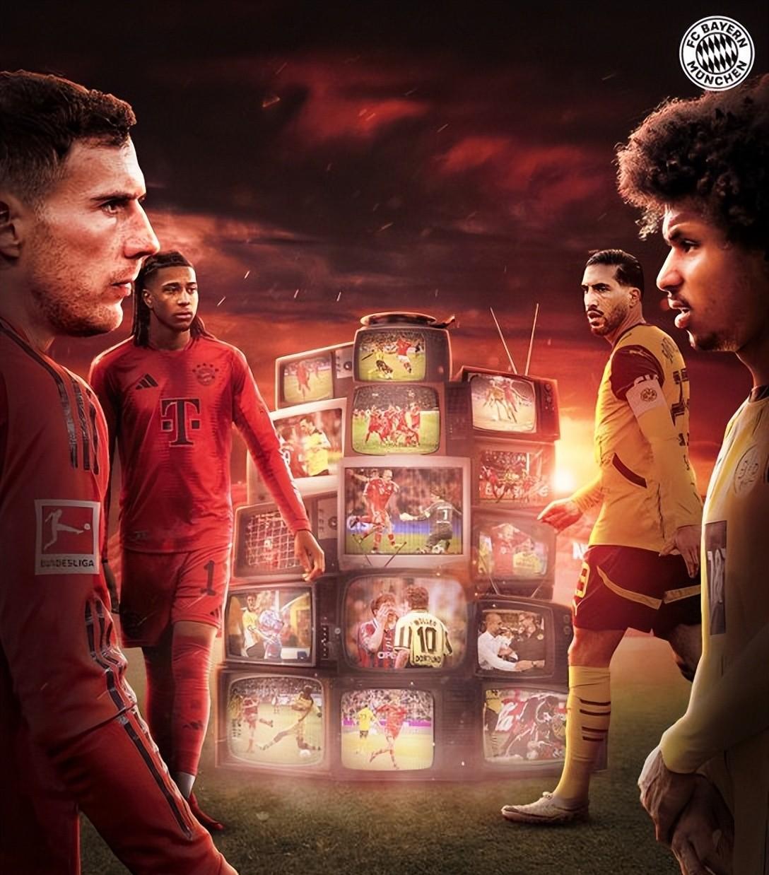 包含燃情对决：拜仁慕尼黑、多特蒙德拔剑相向的词条